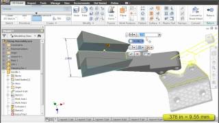 Autodesk Inventor 2013  Modeling Techniques I [upl. by Kowal]