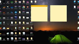 How To Add Sticky Notes On Windows 10 2018 [upl. by Notsle]