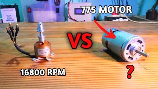 1400KV Brushless Motor vs 775 DC Motor [upl. by Tifanie718]