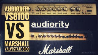 Marshall Valvestate 8100 vs Audiority Solidus VS8100 [upl. by Nuarb]