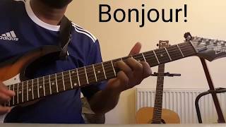 Soukous Guitar Seben Rythmic Tutorial [upl. by Dorena]