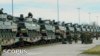 Russia Withdraws NATO deploys 1550 Armored Vehicles and 230 Tanks to Ukraine [upl. by Trinia]