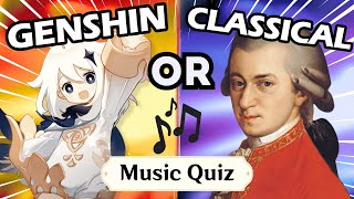 Is it GENSHIN or CLASSICAL Music  Player vs Professional Musician [upl. by Kanor]