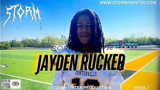 JAYDEN RUCKER POST GAME INTERVIEW  CENTERVILLE FOOTBALL OH VS MIAMISBURG  STORM PAINTER  WEEK 7 [upl. by Enomys]