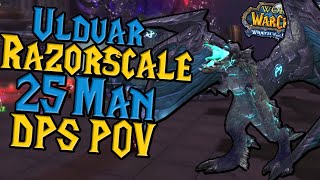 Ulduar Razorscale 25 Man Normal DPS POV  WOTLK Classic PTR [upl. by Assennav]