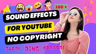 Sound Effects For YouTube Video Editing  No Copyright [upl. by Ocir]