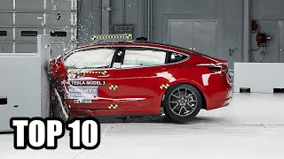 TOP 10 SAFEST LUXURY CARS 2022 IIHS CRASH TEST [upl. by Goldi]