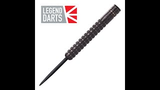 Legend Eric Bristow 23g Black Knurled Steel Tip Darts  D1804 [upl. by Isteb89]