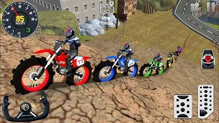 Red Extreme Gamer  Online US Rock Park Forest Reaching Motocross Mud 3D  IOS FHD Android Gameplay [upl. by Eilyr73]