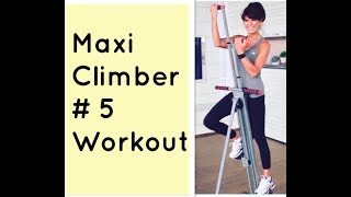 Maxi Climber 5 New move The quad squat 11 Intervals of challenge [upl. by Kenweigh]