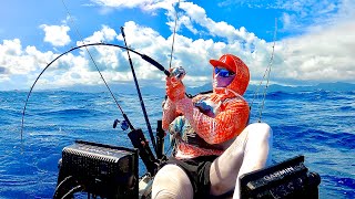 Can Jigging Win Me Another Tournament  My Biggest Fish On A Jig  Hawaii Kayak Fishing [upl. by Dyana]