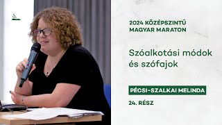 Szóalkotási módok és szófajok  2024 Magyar maraton 24 [upl. by Irrak]