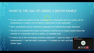 The Delphi technique explained [upl. by Wilscam]