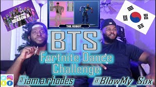 REACTING TO KPOP GROUP BTS FORTNITE DANCE CHALLENGE ON JIMMY FALLON LIVE  YBC ENT [upl. by Edmanda]