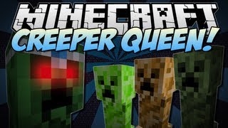 Minecraft  CREEPER QUEEN The Ultimate Creeper Boss  Mod Showcase 162 [upl. by Belak590]