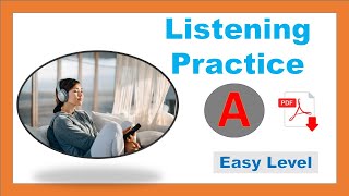 Listen and choose the correct option  level A easy  Basic Listening Exercises  Easy Listening [upl. by Peregrine]