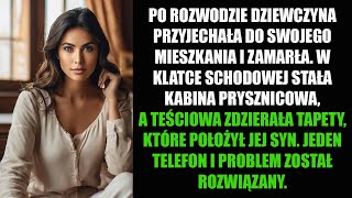 PO ROZWODZIE DZIEWCZYNA PRZYJECHAŁA DO SWOJEGO MIESZKANIA I ZAMARŁA W KLATCE SCHODOWEJ STAŁA [upl. by Krasnoff419]