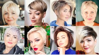 COUPES DE CHEVEUX POUR FEMMES 2024 DE 4060 ANS  COUPES CHEVEUX 2024 COURTS [upl. by Iseabal]