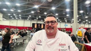 Nick Bogacz Caliente Pizza World Pizza Champion Talks Pizza Expo [upl. by Benge]