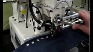 Napownica automatyczna SM600N  Prong Pearl Snap Attaching Machine [upl. by Terence]