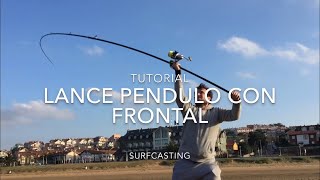 Surfcasting lance OTG y pendulo con carrete fijo reel frontal [upl. by Krause]