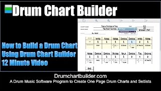 How to Build a Drum Chart Using Drum Chart Builder Software Program [upl. by Dor]