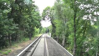 SBahn Berlin  Führerstandsmitfahrt S25 Schönholz  Hennigsdorf Br 481HD 1080p [upl. by Paschasia850]