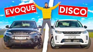 Range Rover EVOQUE vs DISCOVERY SPORT Which Is The Best LAND ROVER For You [upl. by Ellerrehs]