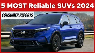 2024s The Top 5 Most Reliable And Fuel Efficient Compact SUVs  Consumer Reports [upl. by Lehmann]