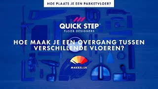 Hoe maak je een overgang tussen verschillende vloeren  QuickSteptutorial [upl. by Silvano501]