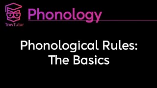 Phonology SPE Phonological Rules [upl. by Henrik136]