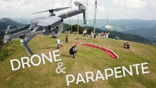 Drone DJI Mavic Pro seguindo Parapente Morro Agudo  Tangará  SC [upl. by Nivrad647]