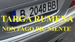 TARGA RUMENA E NON PAGO NIENTE VEDETE ANCHE” PARTE 2quot [upl. by Erlina]