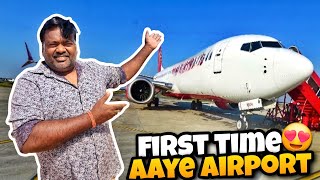 Aaj Life Mai First Time Airport Gaye 😍  Seth ji Na Truck Khada karne ko bol diya  vlog [upl. by Joscelin658]