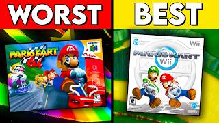 Ranking All 12 Mario Kart Games [upl. by Nosnehpets3]