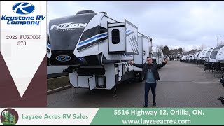 2022 Keystone Fuzion 373  Layzee Acres RV Sales [upl. by Rhodia]