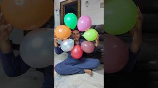 😍🎈 Pranesh Dad Balloon Experiement Comedy shortvideo praneshcomedy SonAndDadOfficial [upl. by Eidua825]