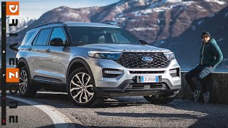 AMERICANO con qualche MA  Ford EXPLORER 2021 Ibrida [upl. by Nosauq]