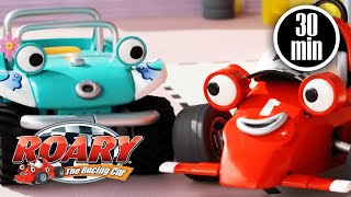 Tale of Two Racecars  Roary the Racing Car  3 Full Episodes  Cartoons For Kids [upl. by Nodyroc700]