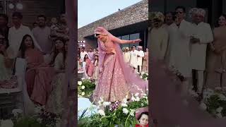 bridal entry 💞💞 wedding bride indianwedding youtubeshorts love [upl. by Latsyrd]