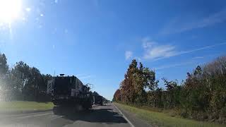 Workers Asphalting Highway 7674 West Bolton North Carolina [upl. by Lubet]