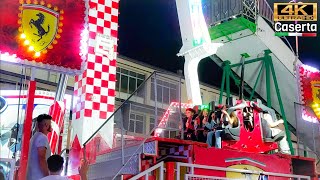 BOOSTER FERRARI Giostre 2023 Rides 🇮🇹 Lunapark 4K [upl. by Nnuahs]