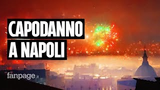 Capodanno a Napoli lo spettacolo dei fuochi dartificio [upl. by Ikciv]