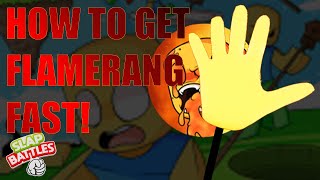 How to get the Flamarang glove FAST  Roblox Slap Battles [upl. by Croom242]