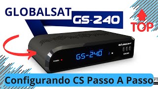 GlobalSat GS240 Rodando Sem Travas Configuração CS 2024 [upl. by Stine]