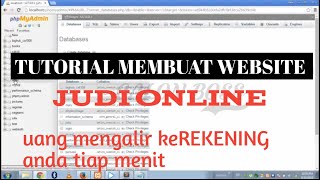 TUTORIAL CARA BUAT WEBSITE SLOT JUDI ONLINEdijamin dompetmu gak pernah kosong [upl. by Nosneh]