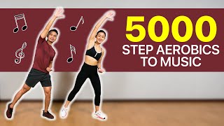 5000 Step Aerobics to Music Walk amp Burn Calories  Joanna Soh [upl. by Kwarteng]