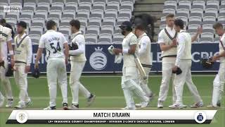 LIVE STREAM  MIDDLESEX V DERBYSHIRE DAY FOUR FROM LORDS [upl. by Carolus]