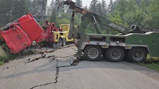 MampK Ready Mix Concrete Truck Recovery Operation  Feat Quiring Towing [upl. by Yme130]