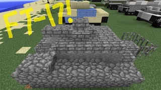 Minecraft Tutorial Renault FT17 [upl. by Krell4]